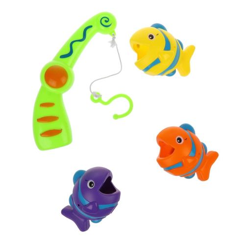 Рыбалка Наша игрушка Q211-G желтый/зеленый/оранжевый/фиолетовый