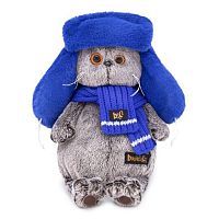 Басик в меховой шапке 22 см