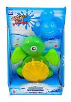 Набор игрушек для ванной ABtoys Веселое купание Черепашка-мельница с формочкой, 2 вида в коллекции