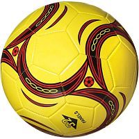 Мяч футбольный Junfa Подковы желтый 23 см