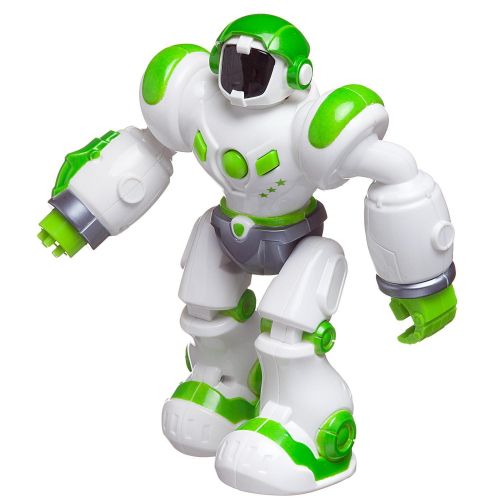 Робот ABtoys, световые и звуковые эффекты, бело-зеленый фото 3