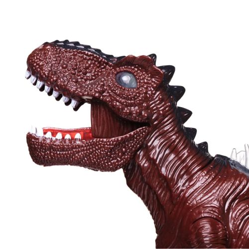 Динозавр Junfa коричневый (движение, свет, звук, откладывает яйца) фото 9