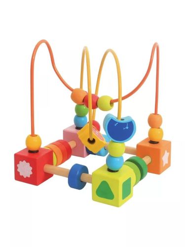 Деревянная игрушка Mapacha Лабиринт-счеты 15х18 см 76767