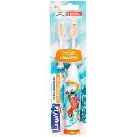 Зубная щетка детская Longa Vita вибрационная зубная щетка оранжевая