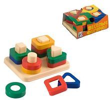 Игра дидактическая Веселые фигурки 13,5х11х,5,5 см