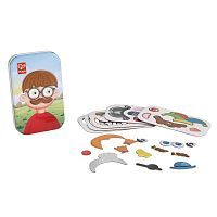 Настольная игра HAPE Собери смешной портрет в дорогу магнитная