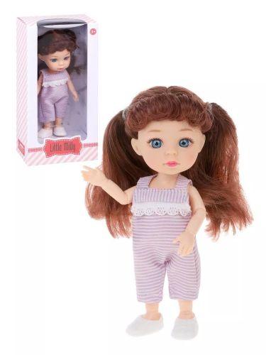 Кукла 15 см в симпатичном комбинезоне 91033-F