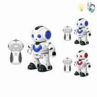 Робот, ИК управление, свет, звук, элементы питания АА*5шт. не входят, коробка, в ассортименте