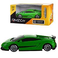 Машинка металлическая Uni-Fortune RMZ City 1:64 Lamborghini Gallardo LP570-4 без механизмов, (зеленый), 7,18х3,10х1,95 см
