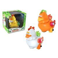Петушок  э/ф, свет, звук, движения, в ассорт., бат.в компл.не вх., кор