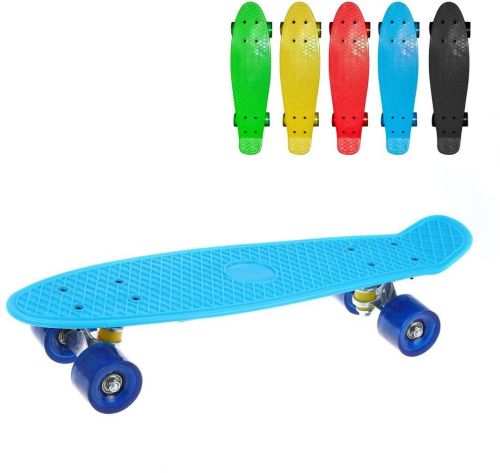 Скейтборд детский пластиковый 56х14 см 636145
