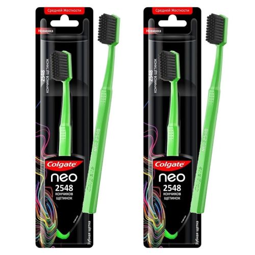 colgate зубная щетка neo 2шт COLGATE Зубная щетка NEO 2шт
