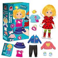 Настольная игра Roter K fer Магнитная игра-одевашка Nikole. Little fashion girl