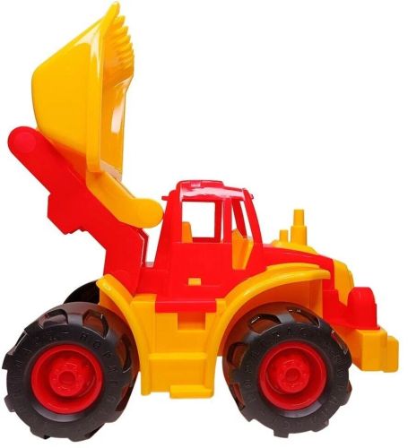 Трактор Нордпласт Богатырь мини с грейдером 50х22х21 см в ассортименте 299 фото 6