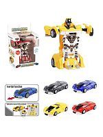 Машина-трансформер с инерционным механизмом, в комплекте предметов 2шт., коробка, в ассортименте