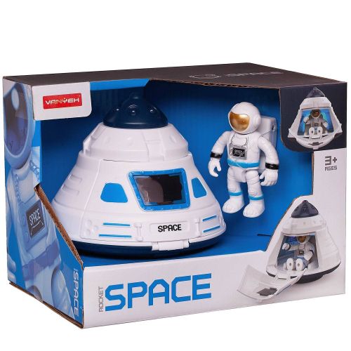 Игровой набор Junfa Капсула посадочная космическая с фигуркой космонавта фото 6