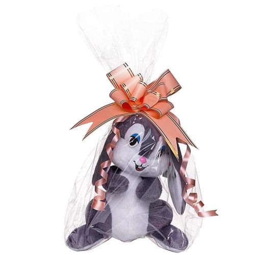 Мягкая игрушка Fixsitoysi Заяц Тоша 28 см серый фото 2