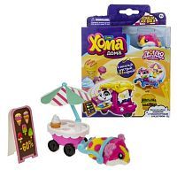 Игровой Набор Тележка хомодильник для мороженого,розово-желтый хомяк