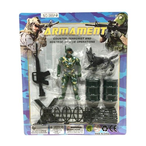 Набор Военный, 6 предметов, пакет