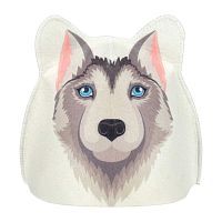 Шапка для бани и сауны Hot Pot «Хаски» войлок