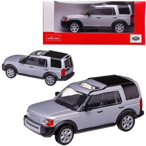 машина металлическая 1:43 land rover, цвет серебрянный Машина металлическая 1:43 Land Rover, цвет серебрянный
