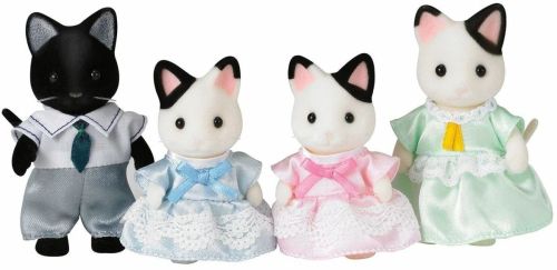 Игровой набор Sylvanian Families Семья чёрно-белых котов 5181 фото 2