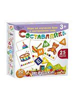 Детская деревянная игра Составляйка. Игрушки 25 карточек