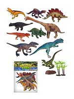 Набор фигурок Динозавры, 13 предм., пакет