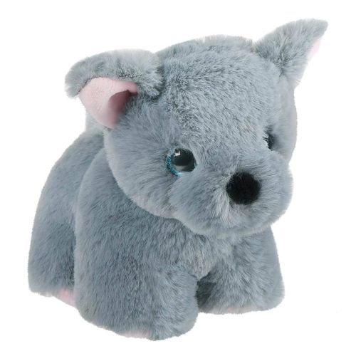 Мягкая игрушка ABtoys Домашние любимцы Собачка серая, 16 см фото 6