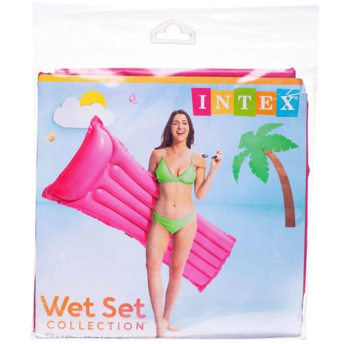 матрас надувной intex economats матовый, розовый, 183x69 см фото 2 Матрас надувной INTEX Economats матовый, розовый, 183x69 см фото 2