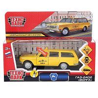 Машинка Технопарк Газ-2402 "Волга" Такси, свет и звук, 12 см