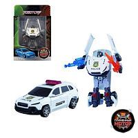Трансформер Робот-Машина Полиция, металл
