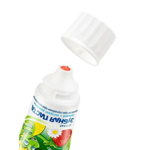 Happy Moments Дракоша Зубная Паста Клубника 60мл фото 2