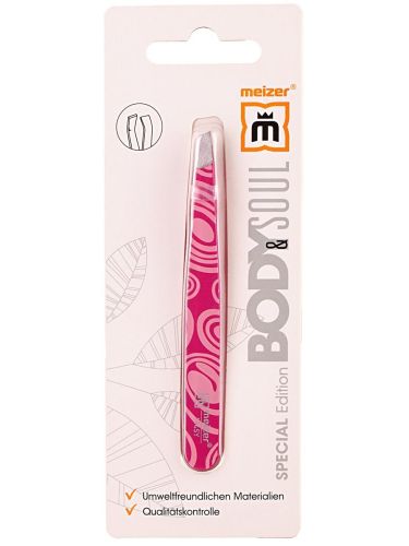 Meizer Пинцет pink/white 114-SY