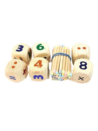 Развивающая игра Мастер Игрушек Кубики-Счётики