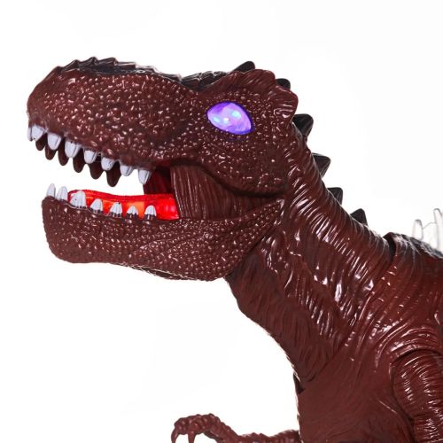 Динозавр Junfa коричневый (движение, свет, звук, откладывает яйца) фото 10