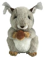 Мягкая игрушка ABtoys В дикой природе Бельчонок с орешком, 20 см