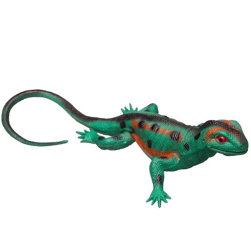 Фигурка игровая Junfa Ящерица ярко-зеленая с черными пятнами фото 4