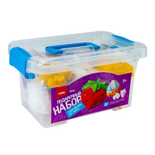 lori пн-022 набор для изготовления и росписи барельефов из гипса в сундучке LORI Пн-022 Набор для изготовления и росписи барельефов из гипса в сундучке