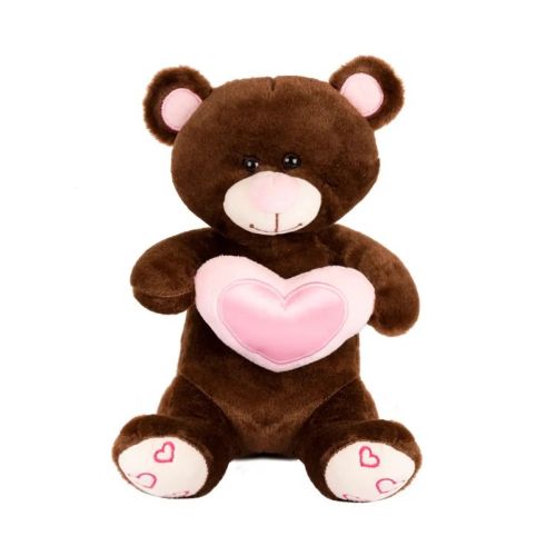 Мягкая Игрушка Maxitoys Мишка Влюбленный Коричневый 22 см фото 2