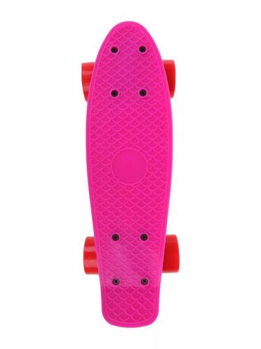 Скейтборд пластиковый 41x12 см розовый 636247 фото 3