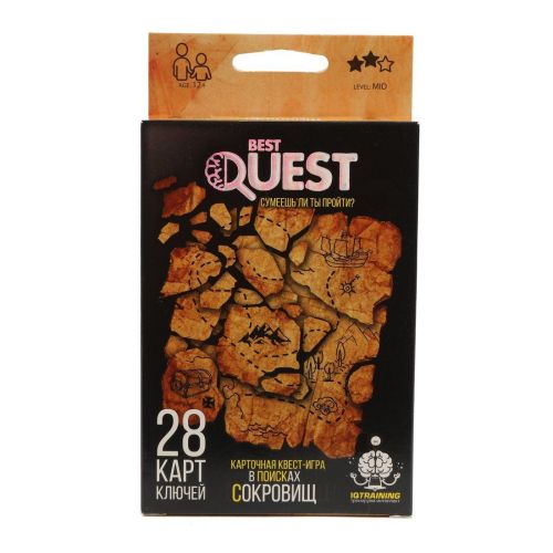 Карточная квест-игра В поисках сокровищ