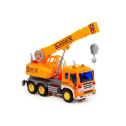 полесье автомобиль кран сити оранжевый фото 3 ПОЛЕСЬЕ Автомобиль кран Сити оранжевый фото 3