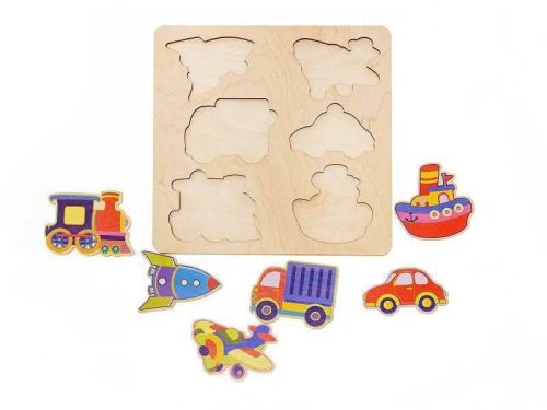 Игра развивающая деревянная Транспорт (21х21см) фото 4