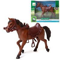 Фигурка Лошадка 20 см Junfa коричневая 302A