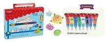 Масса мягкая 3D для моделирования и декорирования, в наборе 8 тюбиков по 30 мл разных цветов. Размер 25,5х3,2х18,5 см