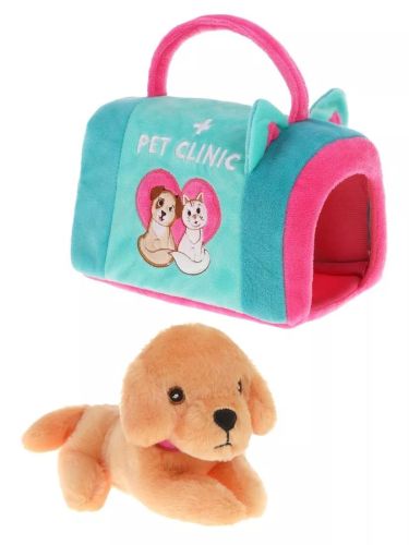 Набор мягкая игрушка щенок в сумочке Fluffy Family Pet clinic 682147 фото 2