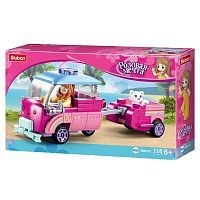 Конструктор серии Розовая мечта, 116 дет., кор.