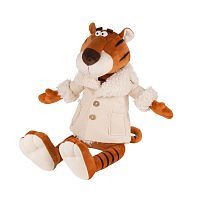 Мягкая Игрушка Maxitoys Luxury Тигр Гоша в Бежевой Дубленке 20 см