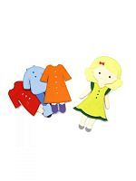 Игровой набор Fetrov Одень куклу 4 сезона Фетр 20*30